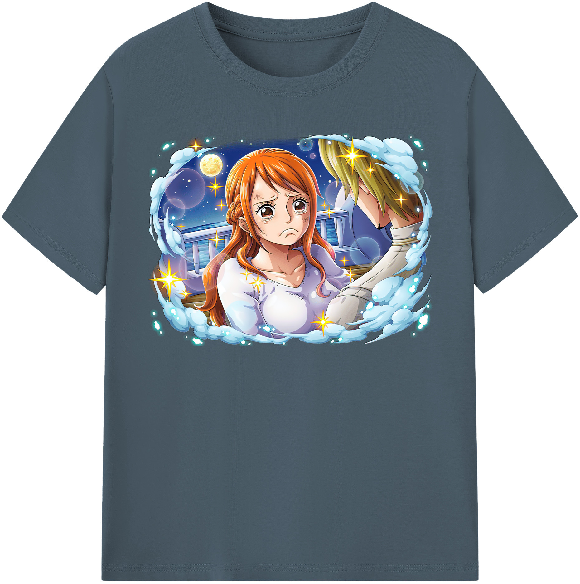 ワンピース ナミ ONE PIECE Nami 綿100％半袖Tシャツ（フロントプリント）